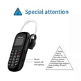 thumbnail image 3 of L8STAR BM70 Mini Cell Phone Telephone Bluetooth Dialer GSM Smart Phone Tiny USga, 3 of 3