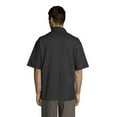 thumbnail image 2 of 0430-0106 Antigua Chef Coat Short Sleeve with Mesh in Black - 2XLarge, 2 of 3