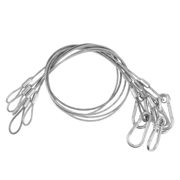 unbranded 5 Pcs Heavy Duty Lanyard Locking Cables Safety Rope Easy-to-install