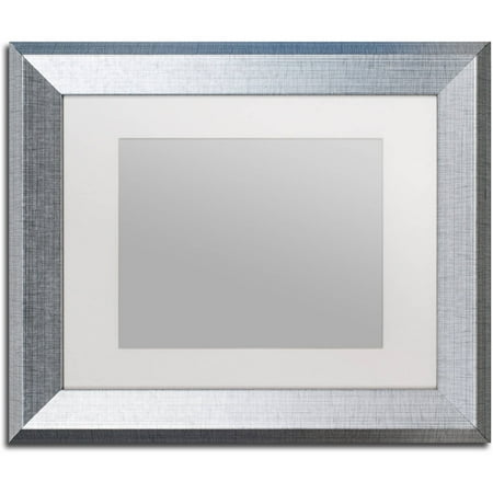 frame silver 11x14 8x10 trademark mat duty heavy fine walmart