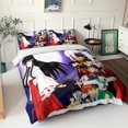 thumbnail image 4 of Mypall Inuyasha 3-piece Set Bedding Set 3d Print Comforter Cover With Zipper Forteens And Kids Adults Soft Microfiber Bedspread Cover, 4 of 5
