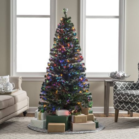 6 ft fiber optic evergreen pre lit led christmas tree 6 ft fiber optic evergreen pre lit led christmas tree