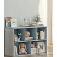 thumbnail image 5 of Montessori Toy Storage Shelf, Kids Toy and Book Storage Organizer with Cube Shelves for Kids Room Playroom Livingroom, White, 5 of 7