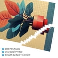thumbnail image 3 of 1000 PCS simple style Paradise Bird Flower Wooden jigsaw puzzles 1000 pieces,Funny Artwork for Adults,Enjoy the puzzle solving process,Puzzles suitable for entertaining with family during holidays, 3 of 6