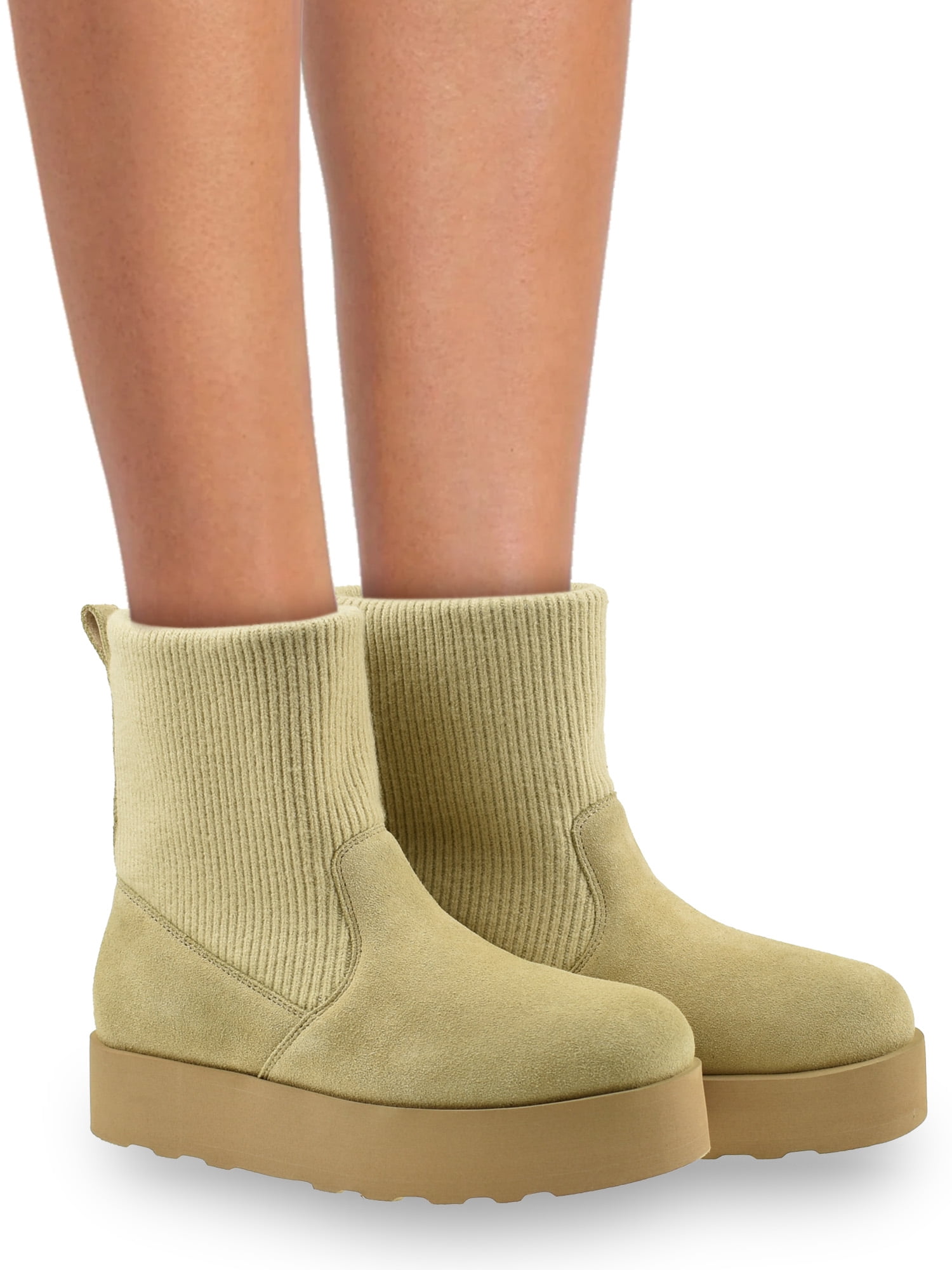 Time and Tru Women's Knit Chelsea Boot