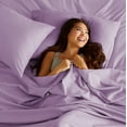 thumbnail image 3 of Bare Home Premium 1800 Ultra-Soft Double Brushed Microfiber Bulk Pack, Standard, 12 Pack, Lavender, 3 of 4