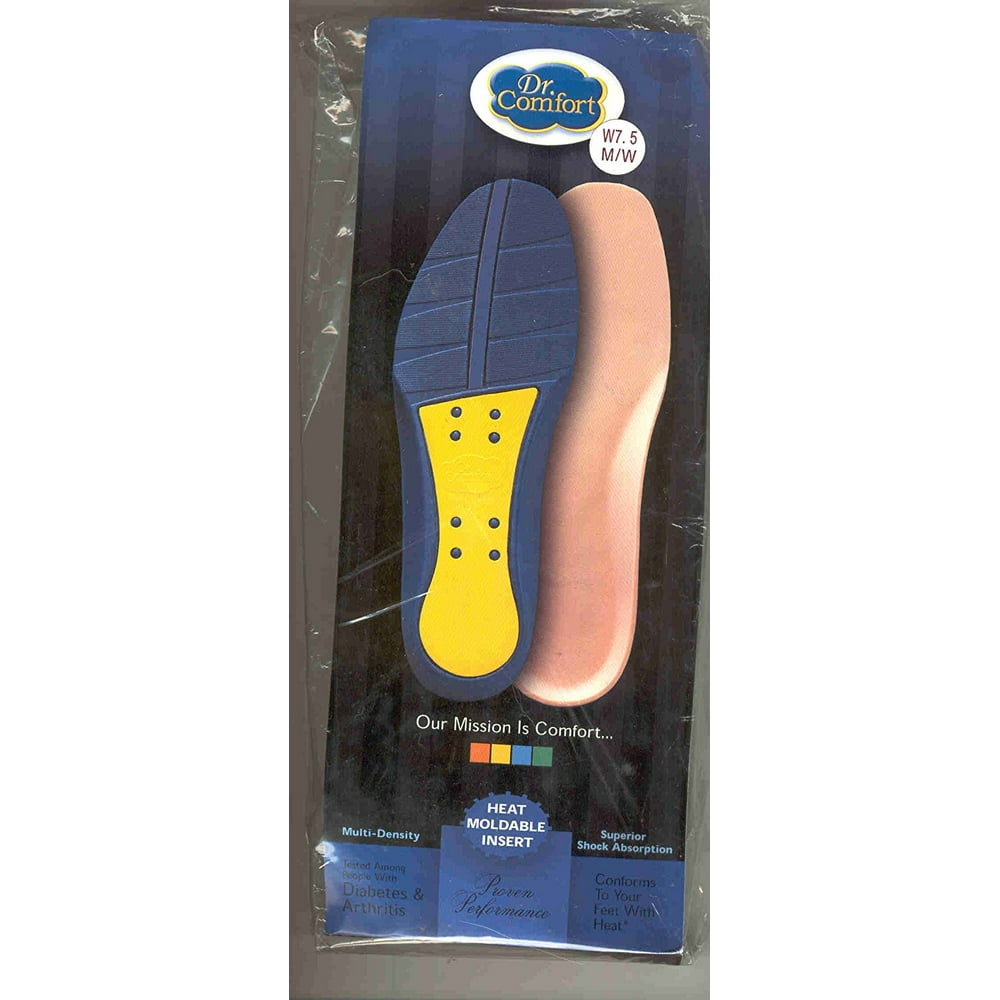 Doctor Comfort Dr. Comfort Women's Heat Molded Shoe Inserts Size 8