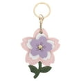 thumbnail image 4 of WEUVEB Cherry Blossom Keychain Purple PU Alloy Protective Case for Handbag Decoration, 4 of 8