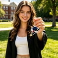 thumbnail image 4 of HCBY Graduation Keychain 2026, Acrylic Class of 2026 Keychain, Durable Metal Ring, Memorial Accessory for Graduation Keepsake Gift, 4 of 5
