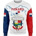 thumbnail image 5 of Custom Panama Shirts for Men 3D Panama Coat of Arms Shirts Panamanian Flag Pride Shirts Panama Hombres Camisa Men Women (T-shirt, 5XL), 5 of 10
