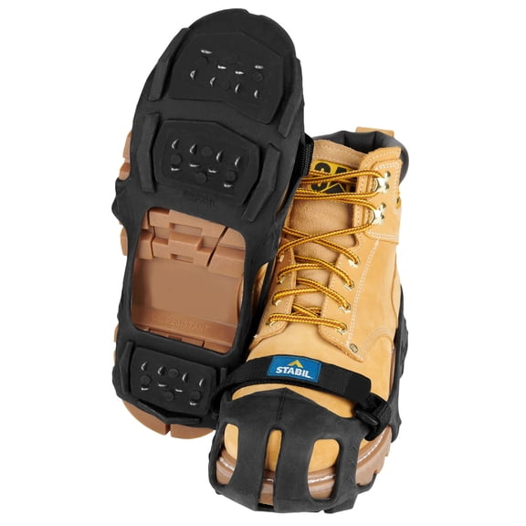 STABILicers Boot Cleat, Black, Women's 8.5-12/Men's 7.5-10