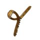 thumbnail image 4 of Pinza de pelo de resina gruesa de 5,9 pulgadas, pasadores decorativos texturizados de agarre fuerte, pinzas de garra L marrón, 4 of 5