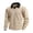 #16Khaki, variant on MYAOYI Mens Long Sleeve Polo Shirt Diamond Textured Collared Pullover