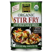 Native Forest Organic Stir Fry Asian Vegetable Medley, USDA Certified Organic, Soy Free, Gluten Free & Non-GMO, 14 Oz (Pack of 6)