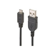 Angle View: Link Depot USB 2.0 Type A Male to Micro USB 5-Pin Male Cable