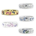 thumbnail image 3 of Flmtop Fashion Women Butterfly Cubic Zirconia Inlaid Finger Ring Wedding Party Jewelry, 3 of 10