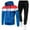 Blue, variant on WILLBEST Essentials Hoodie Men with Pants Hoodie Plus Leisure Winter Hooded Women Suits Sweaters Zipper and Pants Sweatershirt Top Trousers Aesthetic Hoodie Women