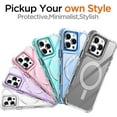 thumbnail image 5 of KOMI Compatible with Phone 16 Pro Max Case,Clear Built for MagSafe,3 in 1 Heavy Duty Drop Protection Rugged Shockproof/Drop/Dust Proof 3-Layer Protective Magnetic Cover for 16 Pro Max 6.9", 5 of 5