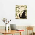 thumbnail image 2 of Nawypu  Funny Black Cat Wall Art Prints Abstract cat art boho black cat poster Eclectic Aesthetic Decor, 2 of 4
