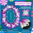 thumbnail image 2 of Collar LED hawaiano Sherr con forma de leis, 48 unidades, color morado, 100 cm, 2 of 7