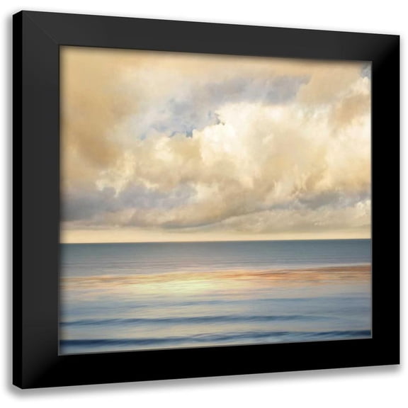 Seba, John 12x12 Black Modern Framed Museum Art Print Titled - Ocean Light II