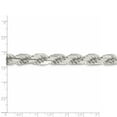 thumbnail image 4 of Sterling Silver 10.25mm Diamond-cut Rope Chain (Weight: 194.88 Grams, Length: 26 Inches), 4 of 4