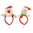 thumbnail image 2 of Naiovety Diadema de Navidad Festival Navidad Año Nuevo hogar Ding decoración lindo vestido banda para el cabello sombreros regalos para Kits de decoración para fiestas Muñeco de nieve, 2 of 6