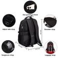 thumbnail image 4 of Mochila antirrobo SHRRADOO para computadora portátil 17 pulgadas Negro, 4 of 5