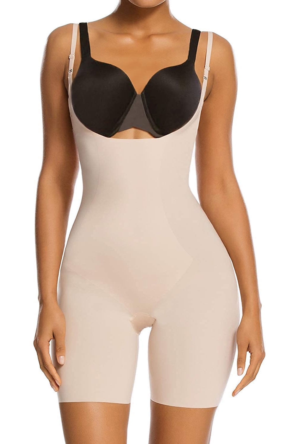 Bodysuit Shaper for Women Open Bust Shapewear with hooks Figure-shaping Body Shaper Strong Shaping Bodysuit Belly Away Shaping Thong Firm Control Body Slimmer Bodysuits Slimming Body Shaper Briefer 