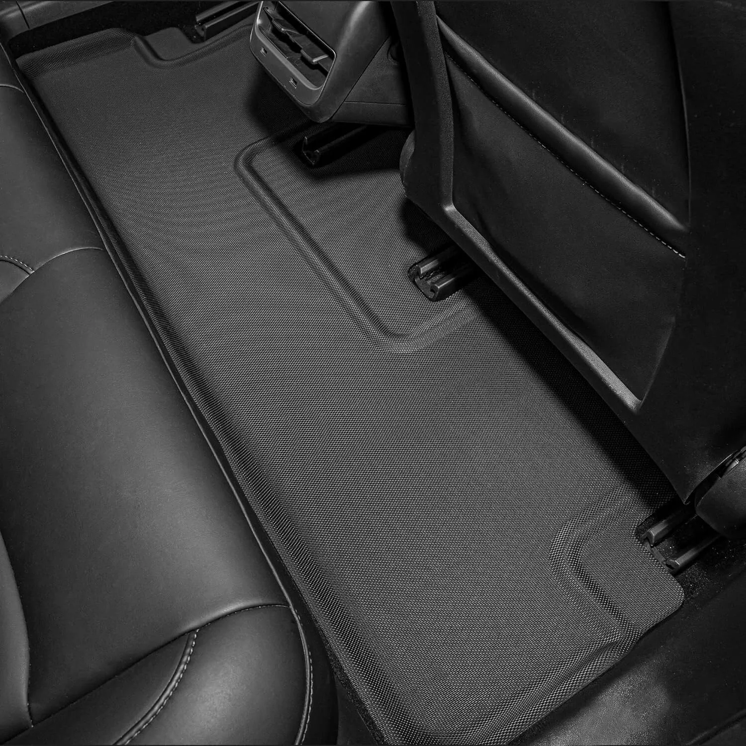 RVNI Floor Mats for Tesla Model Y 7 Seater 2024-2021 Fit Model Y Floor Mats Accessories with Cargo Trunk Mat Rear Backrest Mats All Weather Cargo Liners 9 PCS
