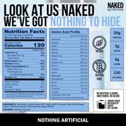 Naked Shake - Vanilla Protein Powder - Plant Based Protein Shake With Mct Oil, Gluten-Free, Soy-Free, No Gmos Or Artificial Sweeteners - 30 Servings