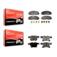 thumbnail image 1 of Positive Plus Front Rear Semi-Metallic Brake Pads Kit for Car Chrysler Pacifica Grand Caravan Voyager KPF-100233, 1 of 8