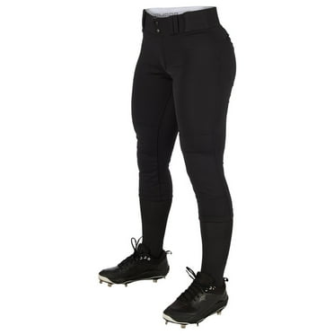 Champro Girl's Low-Rise Tournament Fastpitch Pant Black Small
