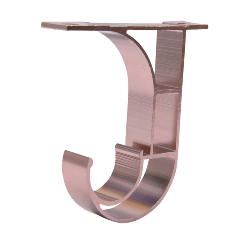 2 Pcs Curtain Rod Holder Ceiling Installation, Curtain Drapery Rod