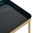thumbnail image 6 of Kate and Laurel Celia Modern Tray Side Table, 18 x 12 x 26, Navy Blue and Gold, Foldable Rectangular End Table for Storage and Display, 6 of 7