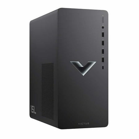 HP Victus Gaming Desktop - AMD Radeon 5 RX 5600G - AMD Radeon RX 6400 - Windows 11 PC Computer 8GB RAM 512GB SSD
