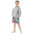 thumbnail image 6 of BZSMCE Adjustable Drawstring Casual Shorts With Cartoon Dog Splash Ink Pattern Pattern, 6 of 9