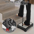 thumbnail image 3 of One Step Stool for Seniors, Non-Slip Mobility Step Platform for Stairs Beds Cars, 440 Lbs Strong Bearing Capacity Half Step, Portable Short Step Support Step Riser for Adults & Elderly, 3 of 8
