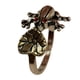 thumbnail image 1 of Anillo de rana Compromiso jinwen color plateado Anillos abiertos, 1 of 5