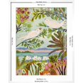 thumbnail image 5 of Art.com Birds in the Garden I Art Print by Karen Fields, White Frame Wall Art, 23" x 29", 5 of 5