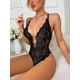 thumbnail image 4 of Ropa interior sexy europea y americana con perspectiva de encaje y entrepierna libre, pijama sexy unido, 4 of 5