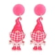 thumbnail image 2 of CaiYueKe Valentine's Day Earrings for Women, Acrylic Heart Dangle Drop Earrings, Cute Love Jewelry Gift, Party Wedding Prom Romantic Accessories, 2 of 4