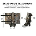 MDSTOP Snake Gaiters Leg Guards, Waterproof Snake Guards, Adjustable Snake Bite Protection for