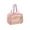Pink, variant on Cadancy Travel Bag Clear Cosmetic Organizer Double Layer Toiletry Bag with Handle Waterproof Makeup Case Transparent Storage Pouch for Vacation Gym Business Trip Portable Luggage Organizer