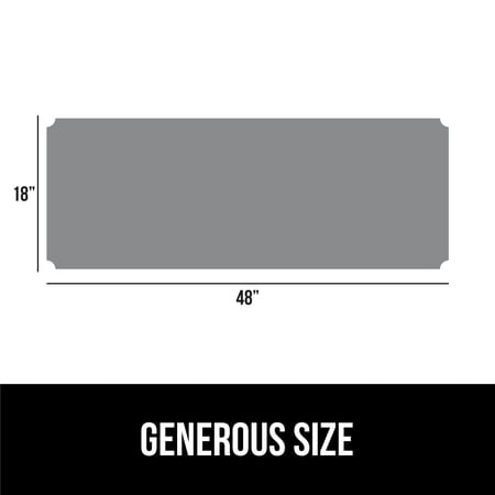 GORILLA GRIP Wire Shelf Liner, Set of 4 Waterproof Shelving Liners, 18x48 Clear