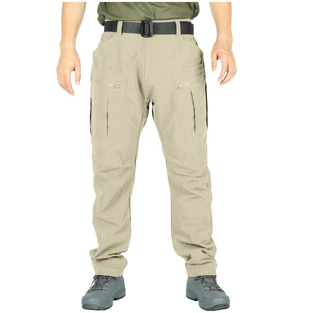 JMYHOAM Cargo Pants for Women Solid Color Outdoor Training Water-Repellent Windproof Multi-Functional Work Pants