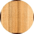 thumbnail image 1 of Ahgly Company Indoor Round Solid Orange Modern Area Rugs, 5' Round, 1 of 1