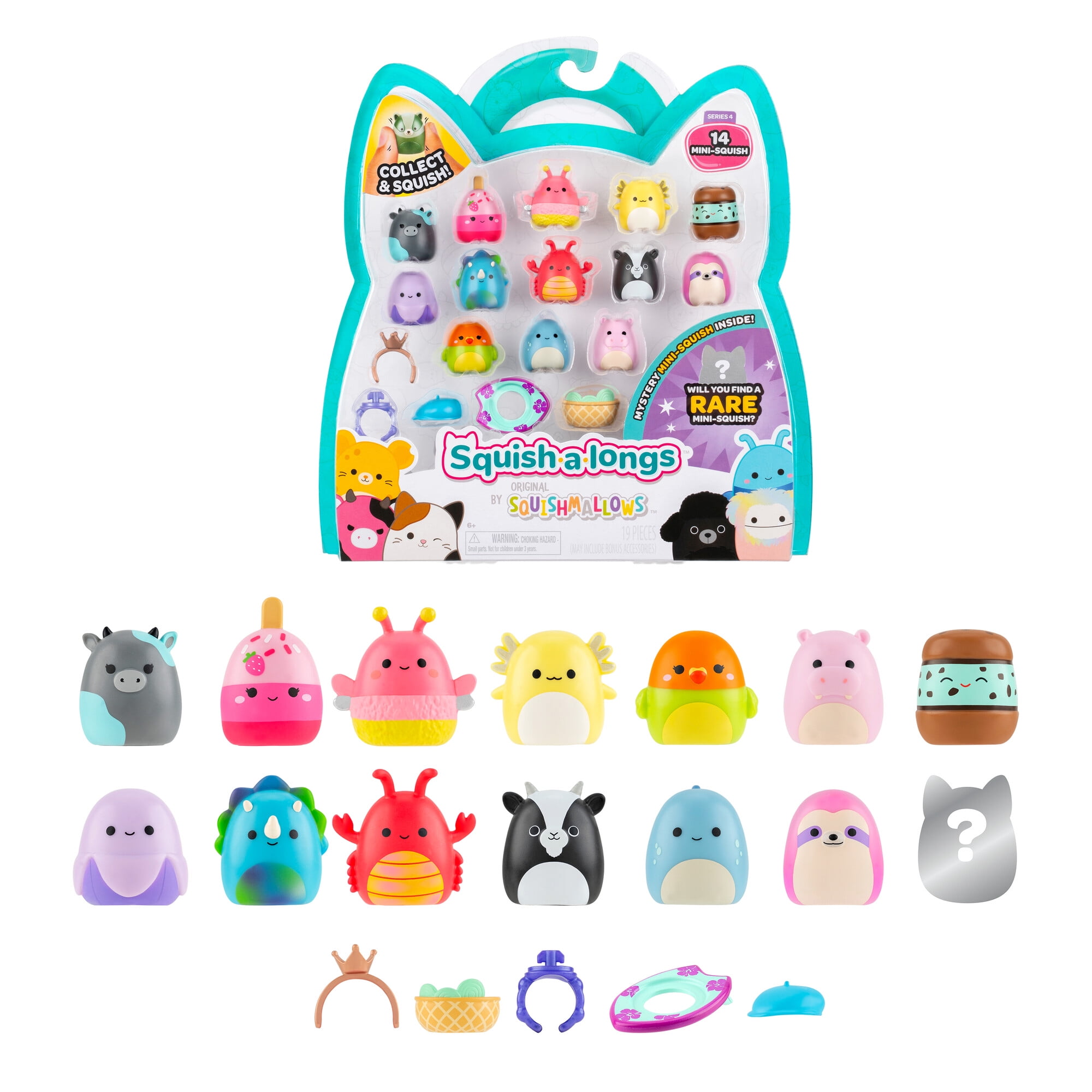 Squish-a-longs - 14 Pack (14 fig, 5 accy) (STYLE 2) (Wave 4)