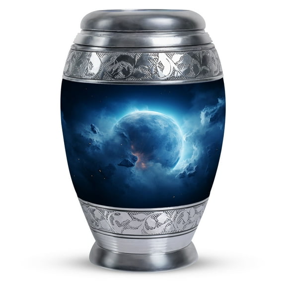 Giant Urn For Human Ashes - Cremation Urn Human Ashes - Burial Urns For Cremated Remains - Large Urns For Human Ashes Adult Female - Cremation Urns For Burial In Ground (Size -10inch)