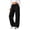006-Black, variant on Diufon Women's Wide Leg Sweatpants Scalloped Hem Fall Trendy Drawstring Baggy Sweat Pants Workout Joggers with Pockets